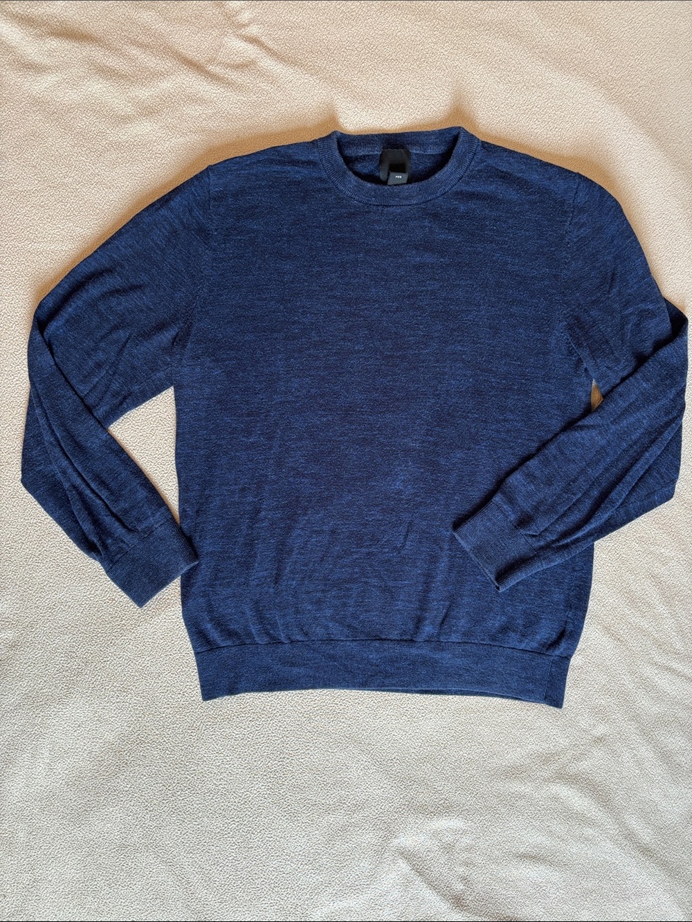H&M Men's Navy Crewneck Sweater